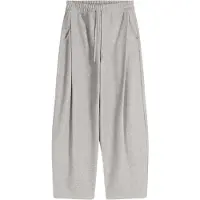 Bershka Bandplooibroek grijs