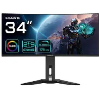 Gigabyte Dis 34 GBT MO34WQC WQHD 175Hz OLED