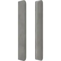 vidaXL Hoofdbord met randen 203x16x118/128 cm fluweel donkergroen