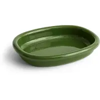 HAY Barro ovale serveerschaal Green, large 27x36 cm