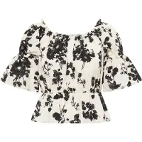 Faina Blouse zwart / wit