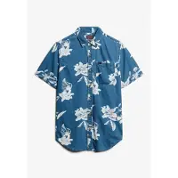 Superdry Overhemd blauw / wit