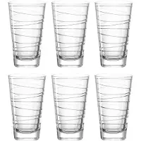 Leonardo Longdrinkglas Leonardo Vario Struttura (6-delig)