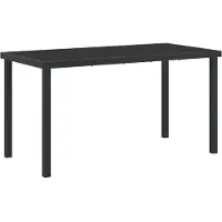 vidaXL Tafel en stoelen set 5 st Grijs PE Riet