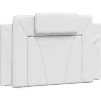 vidaXL Hoofdbordkussen "Viana" 80 cm kunstleer wit