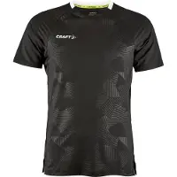 Craft Premier Solid Short Sleeve T-shirt Zwart S Man