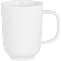 COSY&TRENDY Cosy & Trendy Koffiemokken Moon White 290 ml Set van 4 – Porselein – Vaatwasserbestendig, Magnetronbestendig & Stapelbaar