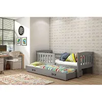 BMS - Extendable Youth Bed - 90x200 - Graphite