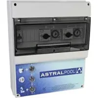 AstralPool 70429 Type C + Type D Control Box Overload Protection For 2 Pumps And Control For 1 Underwater Light Transparant One Size / EU Plug 220V