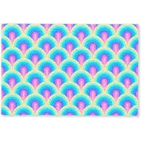 MuchoWow Deurmat 90x60 cm - Droogloopmat Regenbogen - Waaier - Vrolijk - Mat voor binnen - Schoonloopmat - Deurmatten met print - Inloopmat
