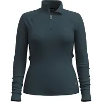 Smartwool - Women's Classic Thermal Merino BL 1/4 Zip Boxed - Merino-ondergoed L, blauw