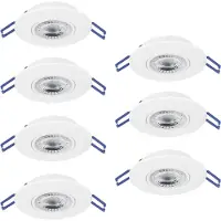 Eglo Zujar inbouwspot - LED - Ø 90 mm - 7 stuks - Wit
