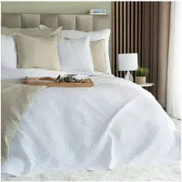 Markizeta Avila Decoratieve Bedsprei 170x210 cm - Stijlvol Wit