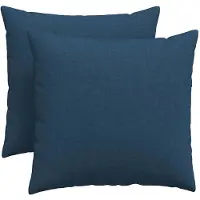 vidaXL Zitkussens 2 st Stof Blauw 50 x 50 cm
