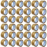 Smart 36x Pakkingstape 48mm x 66m Transparant Sterk Kauwgom Solvent