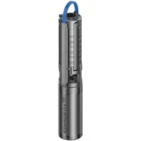 Grundfos Onderwaterpomp 3-fase pomp 4" met enkelfasige PSC motor in RVS 304 AISI SP 5a- 6 0.55kw - 2.2A - 3 x 400V - Rp 1.1/2"