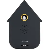 Karlsson Soundbox Koekoek Zwart 12 X 7,5 X 11,5 Cm