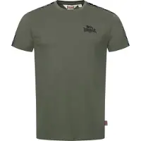 Lonsdale Shirt 'BRINDISTER' donkergroen / zwart