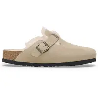 Birkenstock Muiltjes 'Boston LEVE' taupe