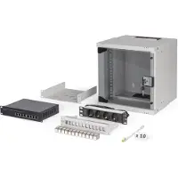 Digitus DN-49100-SET SOHO Pro netwerkset, 254 mm (10") - 6U, 315 x 300 mm (B x D)