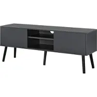 En.casa TV meubel Eskilstuna tv kast 120x29,5x46,5 cm donkergrijs