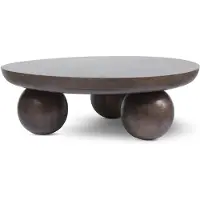 Jakobsdals Mira Salontafel Ø90 Cm Bruin - Salontafels Mangohout Brown - N812310-77