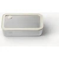 ZOHA Vershoudbak Rechthoekig 820 ml – Glas – Luchtdicht – BPA-vrij – Beige-Transparant