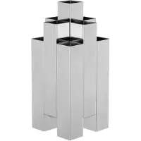 Ferm Living Tessera vaas 3x3 Mirror polished