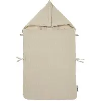 Meyco Baby Uni voetenzak - pre-washed hydrofiel - sand - 40x82cm