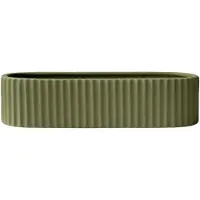 DBKD Stripe kandelaar 30 cm Groen