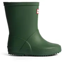 Hunter Regenlaarsjes Unisex Groen Rubber | Maat 22