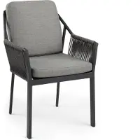 Tierra Outdoor Liv Diningstoel Charcoal