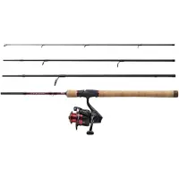 Abu Garcia Diplomat V2 Travel Spinning Combo Zwart 2.44 m / 10-35 g