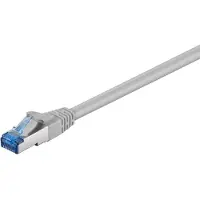 Goobay CAT 6A patchkabel, S/FTP (PiMF), grijs 5m