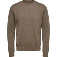 Selected Trui 'SLHBerg' donkerbeige