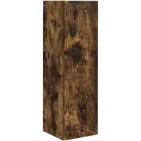 vidaXL TV Wandkast 30 x 31 x 100 cm Rook Eiken Bewerkt hout