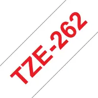 Brother TZe-262 Tape Rood op wit (36 mm)