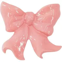 Housevitamin Vaas- Muurvaas Strik- Keramiek- Roze- 19x18,5x5,5 cm