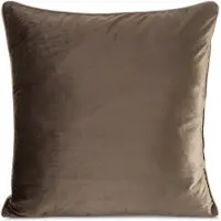 Gaja Donkerbruine Kussensloop 2 - 60x60 cm - Fluweel