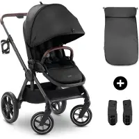 Hauck Comfort N Care, Zonnescherm, Kinderreissysteem, Geschikt voor jongens en meisjes, Verstelbaar, Zwart