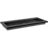 Forzalaqua Wastafel nova doppio gezoet 100.5x51.5x9.5 cm 2 kraangaten