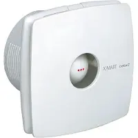 Sapho Cata X-Mart - Axiale ventilator voor badkamer met timer X-MART 10T, 15 W, buis 100 mm, wit 01011000