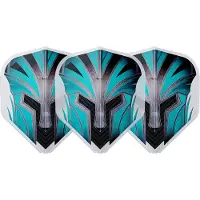 L-Style EZ L1 Prime Series Turquoise Clear White - Dart Flights