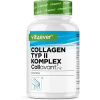 Vit4ever Collavant n2 – 60 capsules – Premium Collageen Type II Complex – Met Hyaluronzuur, Boswellia (85%), Vitamine C & Mangan – Laboratorium getest – Zuiver & Vegan -