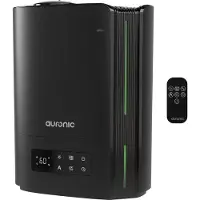 Auronic Luchtbevochtiger - 5 Liter - Geschikt voor Woonkamer, Kantoor, Slaapkamer, Babykamer en Meer - BPA-Vrij - Zwart
