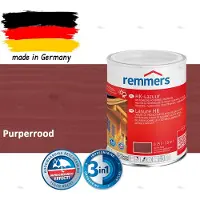 Remmers HK-Lazuur 3in1 Purperrood 0,75L – Premium Houtbeschermingsbeits voor Buiten – Oplosmiddelhoudend – UV- & Vochtwerend – Impregneer, Grondlaag & Beits in Eén