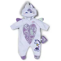 Zapf Eenhoorn Onesie, 43cm - Poppenkleding