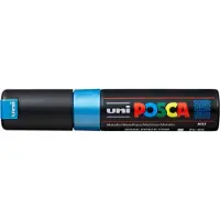 Posca acrylmarker - beitelpunt PC-8K - 8 mm - metallic blauw