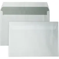 DULA C5 Enveloppen A5 formaat wit - 229 x 162 mm - 250 stuks - Zelfklevend met plakstrip - 80 Gram -
