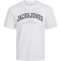 Jack & Jones Junior Shirt 'JJECaleb' zwart / wit
